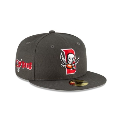 Sapca New Era Tampa Bay Buccaneers NFL Logo Mix 59FIFTY Fitted - Rosii